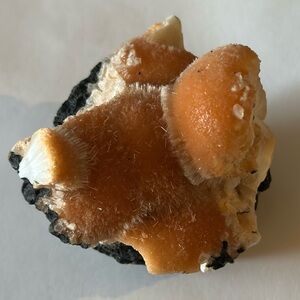 Orange Thomsonite crystals